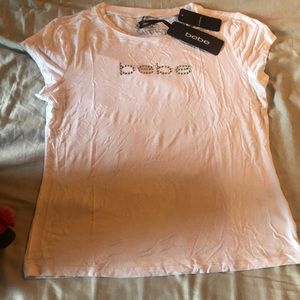 Bebe white shirt